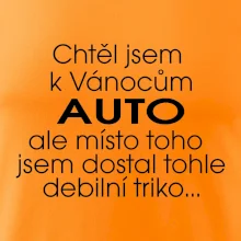 Chtěl jsem k Vánocům auto