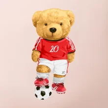 Fotbalista medvídek číslo