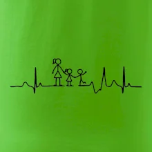 Ekg maminka a holka + kluk