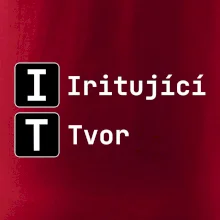 IT Nápis Iritující Tvor
