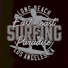 East coast surfing Long Beach