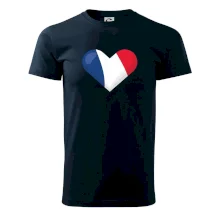 Francouzská vlajka srdce