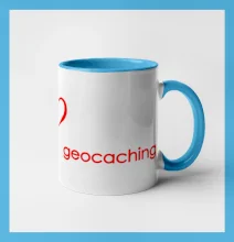 Moje srdce bije pro Geocaching -text