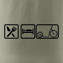 Eat sleep koloběžka velké a malé kolo