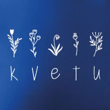 Kvetu - Nápis s květinami