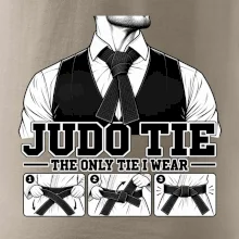 Judo tie jediná kravata