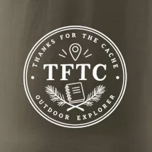 TFTC minimalistický turistický odznak