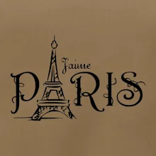 Paris nápis Eiffelovka rovný