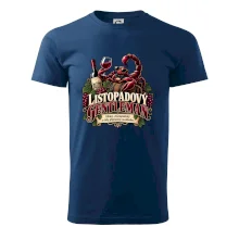 Listopadový gentleman se sklenkou červeného vína