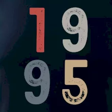 Vintage číslice 1995
