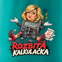 Alenka - rozbitá kalkulačka