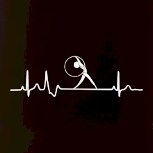 EKG moderní gymnastika obruč