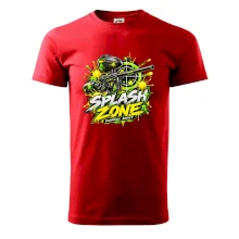 Neonový zásah splash zone paintball