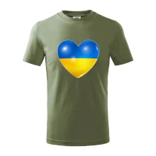 Ukrajina srdce vlajka