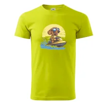 Jezevčík na vodním skútru