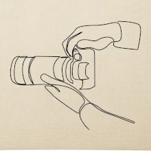 Fotograf jedním tahem