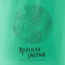 Králický Sněžník - vrstevnice v kruhu