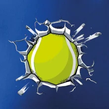 Tenisový míč v triku