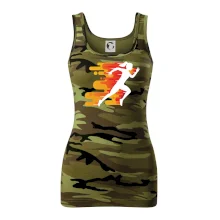 Běhání - oranžová žena