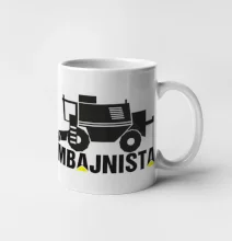 Kombajnista zelená a žlutá