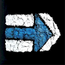 Párová turistická značka modrá