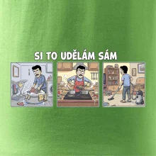 Si to udělám sám - muž s knírkem
