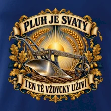 Posvátný pluh s pšeničnou svatozáří