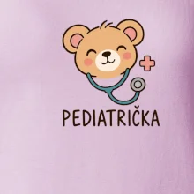 Pediatrička - minimalistický medvídek s křížkem