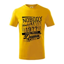 Nobody is perfect - Vlastní ročník