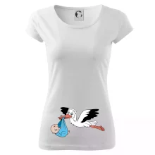 Čáp a miminko - kluk (Hana-creative)