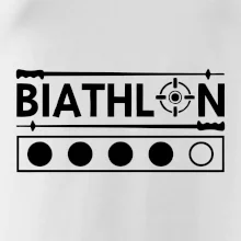 Biathlon terč a hůlky