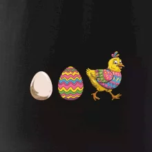 Evoluce vajíčka - velikonoce - slepice