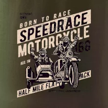 Speedrace motrcycle half mile