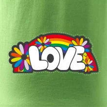 Love s duhou v pozadí