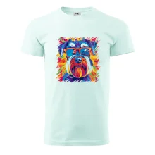 Knírač barevný styl 70s