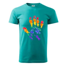 LGBT hand print