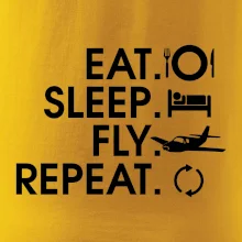 Eat sleep fly repeat