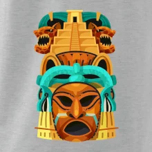 Mayové maska s pyramidou