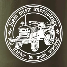 Mistr improvizace starý traktor
