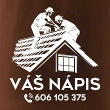 Tričko pro pokrývače - Dva dělníci