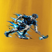 Florbalový sprint v modrých blescích