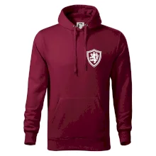 Český lev erb na prsu a na zádech