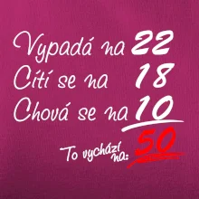 Vypadá, cítí se, chová se - 50 let