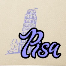 Pisa Lettering