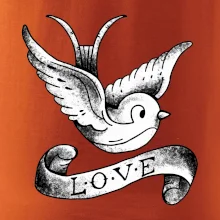 Love holubice - kreslená