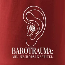 Barotrauma můj nejhorší nepřítel ucho s uzlem v lince