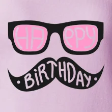 Mustache narozeniny - brýle
