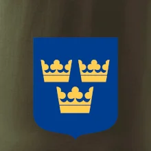 Švédský znak tři korunky velký