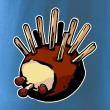 Kaštanový ježeček - prso