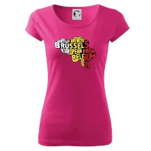 Mapy - názvy měst - Belgie